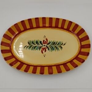 Gail Pittman Oval Serving Dish large  Platter Siena SLAH Southern Living